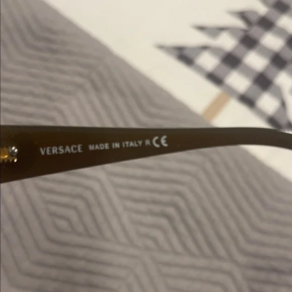 Versace Black and Brown Sunglasses - Picture 3 of 7